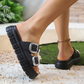 Open-Toe & Cut-out Slide Sandals