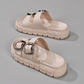 Open-Toe & Cut-out Slide Sandals