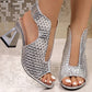 ⏳ Tijdelijk 60% korting⏰ Elegante damessandalen met peeptoe-hak👡