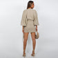 Women's V-Neck Wrap Dress – Tijdloze Elegantie voor Elke Gelegenheid