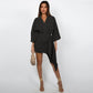 Women's V-Neck Wrap Dress – Tijdloze Elegantie voor Elke Gelegenheid
