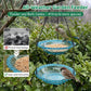 Vintage-Style Hanging Bird Feeder & Bath