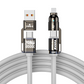 🔌 Tehokas 4-in-1-pikalatauskaapeli, 240 W:n PD-moniliitäntäinen latauskaapeli, USB-A/USB-C – Type-C/Lightning, yleiskäyttöinen pikalatauskaapeli puhelimille ja kannettaville tietokoneill
