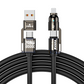 🔌 Tehokas 4-in-1-pikalatauskaapeli, 240 W:n PD-moniliitäntäinen latauskaapeli, USB-A/USB-C – Type-C/Lightning, yleiskäyttöinen pikalatauskaapeli puhelimille ja kannettaville tietokoneill
