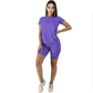🔥Tijdelijke aanbieding – 2-delige set met sporttop en korte broek voor dames ✨ Mooie stijl en de hele dag comfort ✨