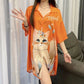 Cute Cat Print Breathable Dress