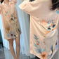 Cute Cat Print Breathable Dress
