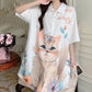 Cute Cat Print Breathable Dress