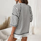 🔥 UITVERKOOP 49% KORTING ✨ Gestreepte T-shirt met relaxte pasvorm voor dames