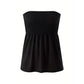 Sexy strapless top met ruches voor dame