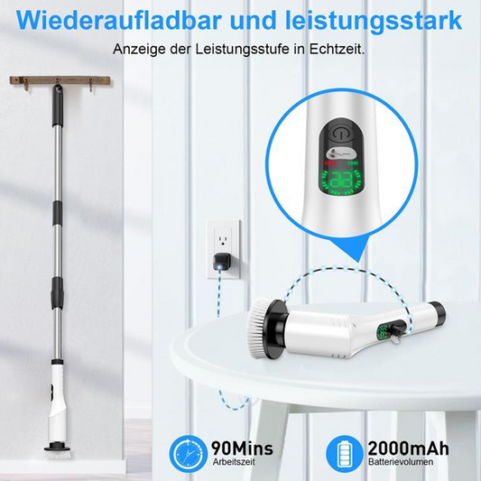 🧼 50% OFF NOW! 🔥 Cordless Electric Rotating Scrub Brush – Powerful, Versatile & Perfect for Deep Cleaning 🚿