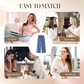 Women' s High Waist Wide Leg Straight Jeans