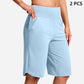 🎁2026 Nieuw binnen 50% KORTING💥Dames Hoge-taille Yogashorts met Zakken