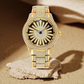 💎 Iced-out horloge voor heren met draaiende wijzerplaat – Sprankelende kristallen, precieze quartz & duurzaam mineraalglaasje ✨