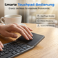 💥【50% OFF】🔥 Driemaal Opvouwbaar Bluetooth Toetsenbord | Vouwt tot Smartphoneformaat | Ingebouwd Touchpad | Stille Schaarmechanisme | Bluetooth 5.1 | Verbind 3 Apparaten, Schakel met Één Knop | Voor Tablet/Telefoon/Laptop | 3 Kleuren: Zwart/Wit/Grijs