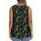 Women's Printed Button Sleeveless Top