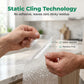 3D-raamfolie met statische hechting