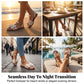Stijlvolle sandalen met een enkelbandje met parels