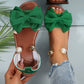 Stijlvolle sandalen met een enkelbandje met parels