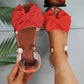 Stijlvolle sandalen met een enkelbandje met parels