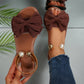 Stijlvolle sandalen met een enkelbandje met parels