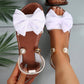 Stijlvolle sandalen met een enkelbandje met parels