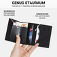 🌞Fris De Lente In Met 50% Korting!💳Slim Wallet met RFID-Bescherming - Pop-up Pasjeshouder & Muntvak - Compact Design - Hoogwaardig Kunstleer & Aluminium