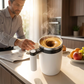 Rechargeable Self-Stirring Coffee Mug with Digital Display
