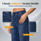 🥳ZOMER-UITVERKOOP🥳💞MEER DAN 50.000 VERKOCHT!💥50% KORTING! 🔥Damesjeans met wijde pijpen en korte lengte, zonder rits
