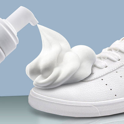 Decontamination and Yellow Removal Foam Cleaner for White Shoes