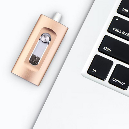 🌞Fris De Lente In Met 50% Korting!📱3-in-1 Universele USB-stick - Voor iPhone, Android & PC - USB 3.0 Supersnel