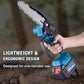 6-inch draadloze minikettingzaag met 2 accu's