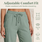 🌿 Elegante 9/10 Damesbroek van Katoen-Linnen – Licht, Ademend en Makkelijk te Combineren 👖