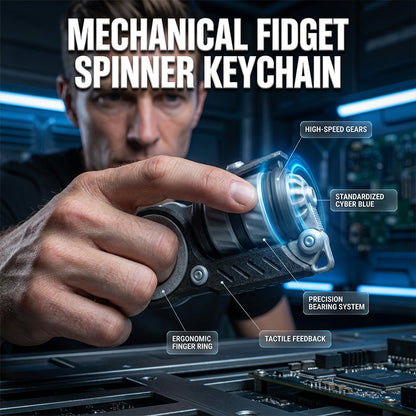 Stress Relief Fidget Spinner Keychain