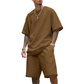 Heren Casual Tweedelig T-shirt en Shorts Set
