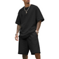 Heren Casual Tweedelig T-shirt en Shorts Set