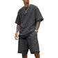 Heren Casual Tweedelig T-shirt en Shorts Set