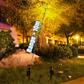 Solar Powered Outdoor Sunset Effect Garden Stake Light