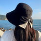 👒 TIJDELIJKE AANBIEDING: 50% KORTING! ✨ Women's Bowknot Wide Brim Sun Hat – Opvouwbaar, 360° bescherming 🎀