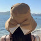 👒 TIJDELIJKE AANBIEDING: 50% KORTING! ✨ Women's Bowknot Wide Brim Sun Hat – Opvouwbaar, 360° bescherming 🎀