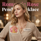 Delicate Rose Pendant Necklace for Women