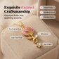 Delicate Rose Pendant Necklace for Women