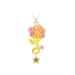 Delicate Rose Pendant Necklace for Women