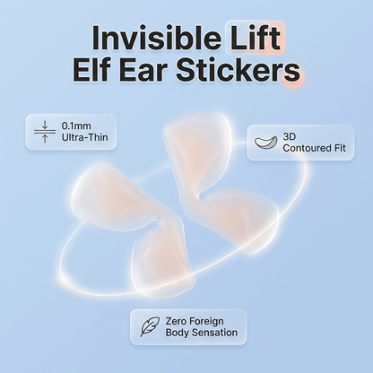 4D Shaped Non-Slip Elf Ear Stickers