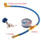 ⏳Time-Limited Special⏰R134a AC Refrigerant Charging Hose with Gauge – Universal & Easy DIY Tool 🔧