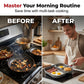 🍳 50% OFF NOW! 🥞 Non-Stick Breakfast Skillet – 3-in-1 Design, Titanium Coating & All-Stove Compatible – Eggs, Meats & Pancakes Made Easy 🧈