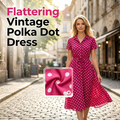 Women's Classic Polka Dot Dress