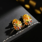 🥳2026 Nieuwe Stijl🥳💞50K+ VERKOCHT!💥50% KORTING! 🔥 Kleurrijke Vuurwerk Oorbellen en Ketting voor Dames