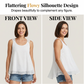 ⏰50% KORTING – Slechts tijdelijk✨Elegante tanktop met kanten bandjes en stippen
