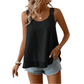 ⏰50% KORTING – Slechts tijdelijk✨Elegante tanktop met kanten bandjes en stippen